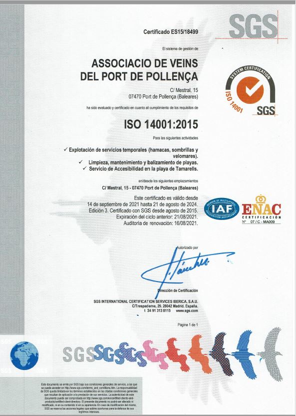 certificat 14001 vt. 2024